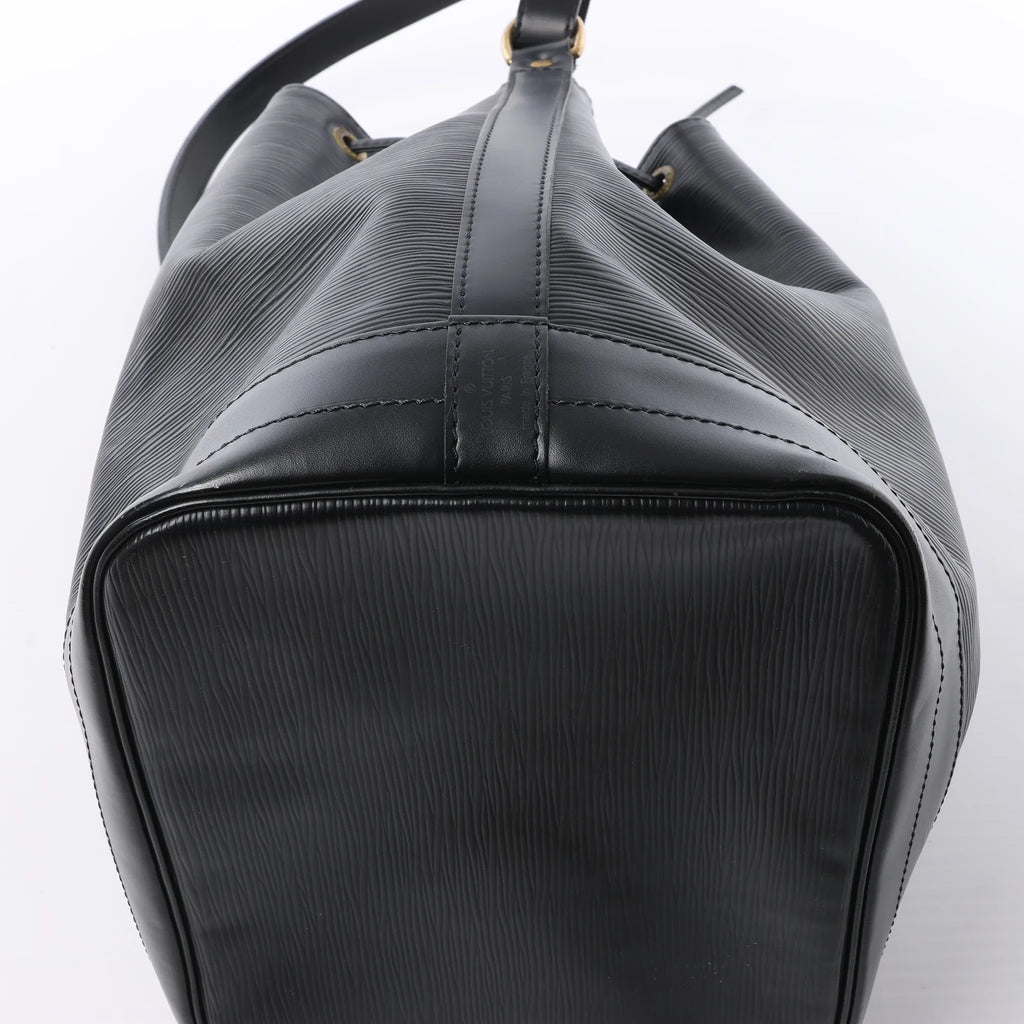 Louis Vuitton Noe Epi Leather Shoulder Bag in Black M59002