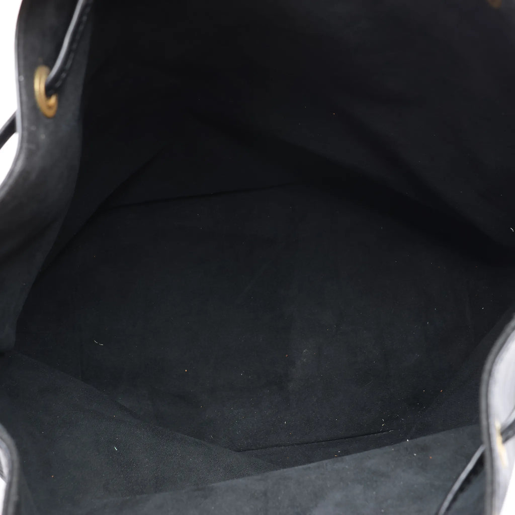 Louis Vuitton Noe Epi Leather Shoulder Bag in Black M59002
