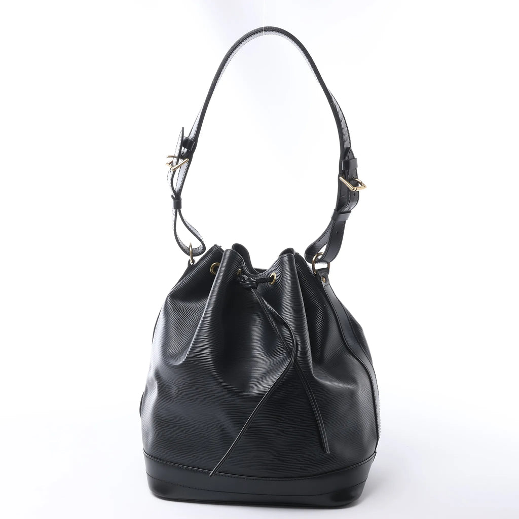 Louis Vuitton Noe Epi Leather Shoulder Bag in Black M59002