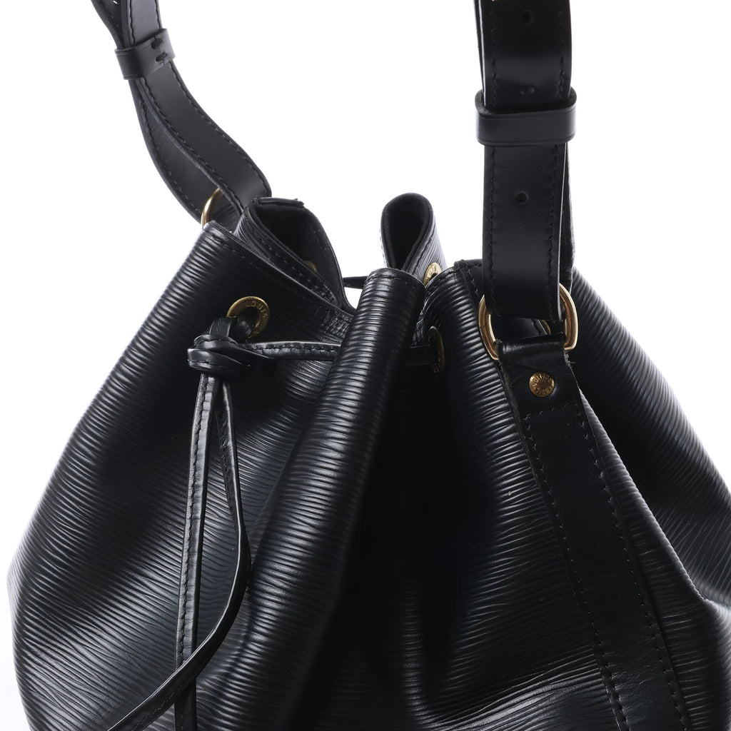 Louis Vuitton Noe Epi Leather Shoulder Bag in Black M59002