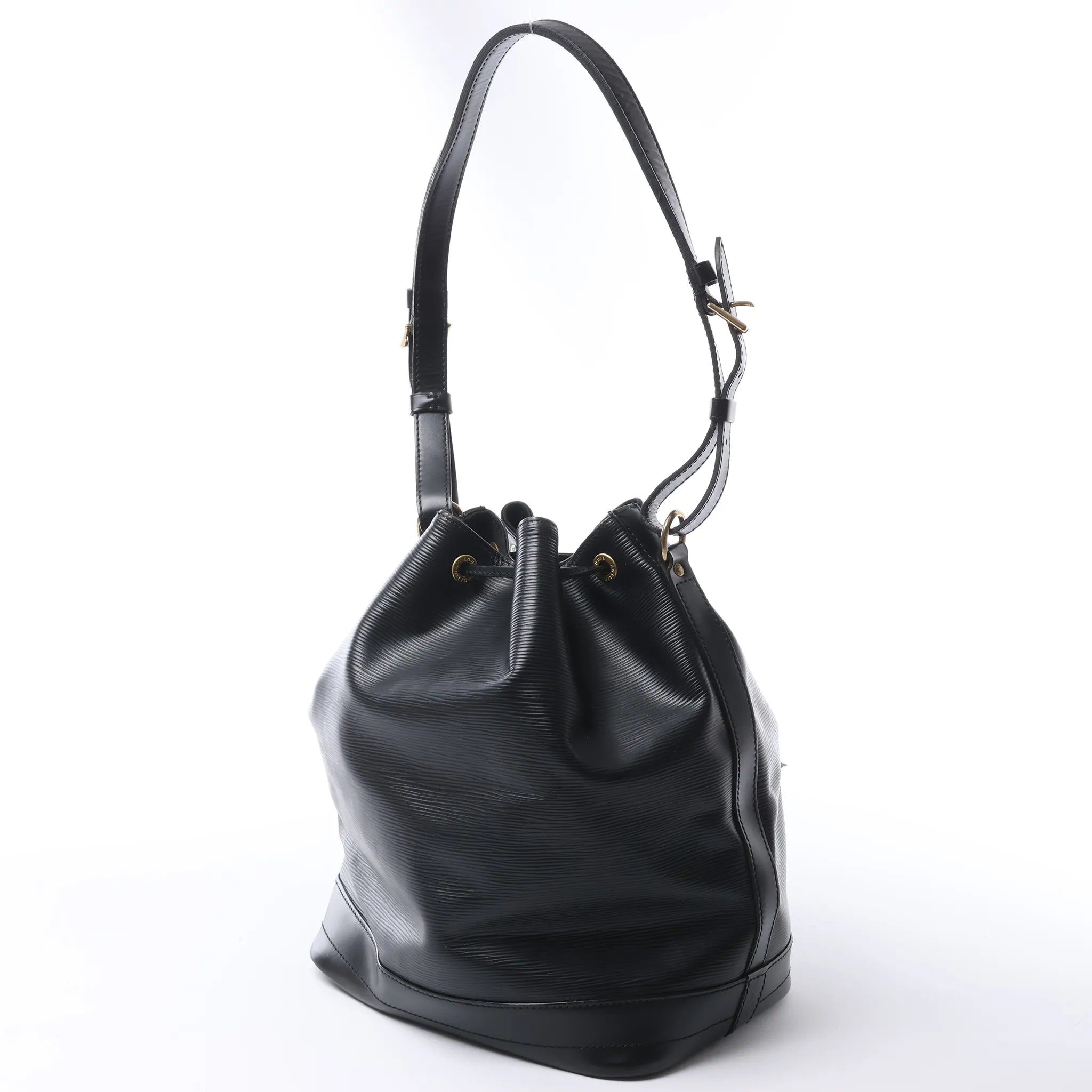 Louis Vuitton Noe Epi Leather Shoulder Bag in Black M59002