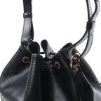 Louis Vuitton Noe Epi Leather Shoulder Bag in Black M59002