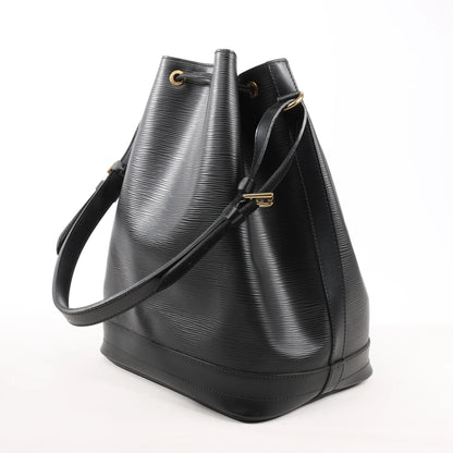 Sac bandoulière Louis Vuitton Noé en cuir Epi noir M59002