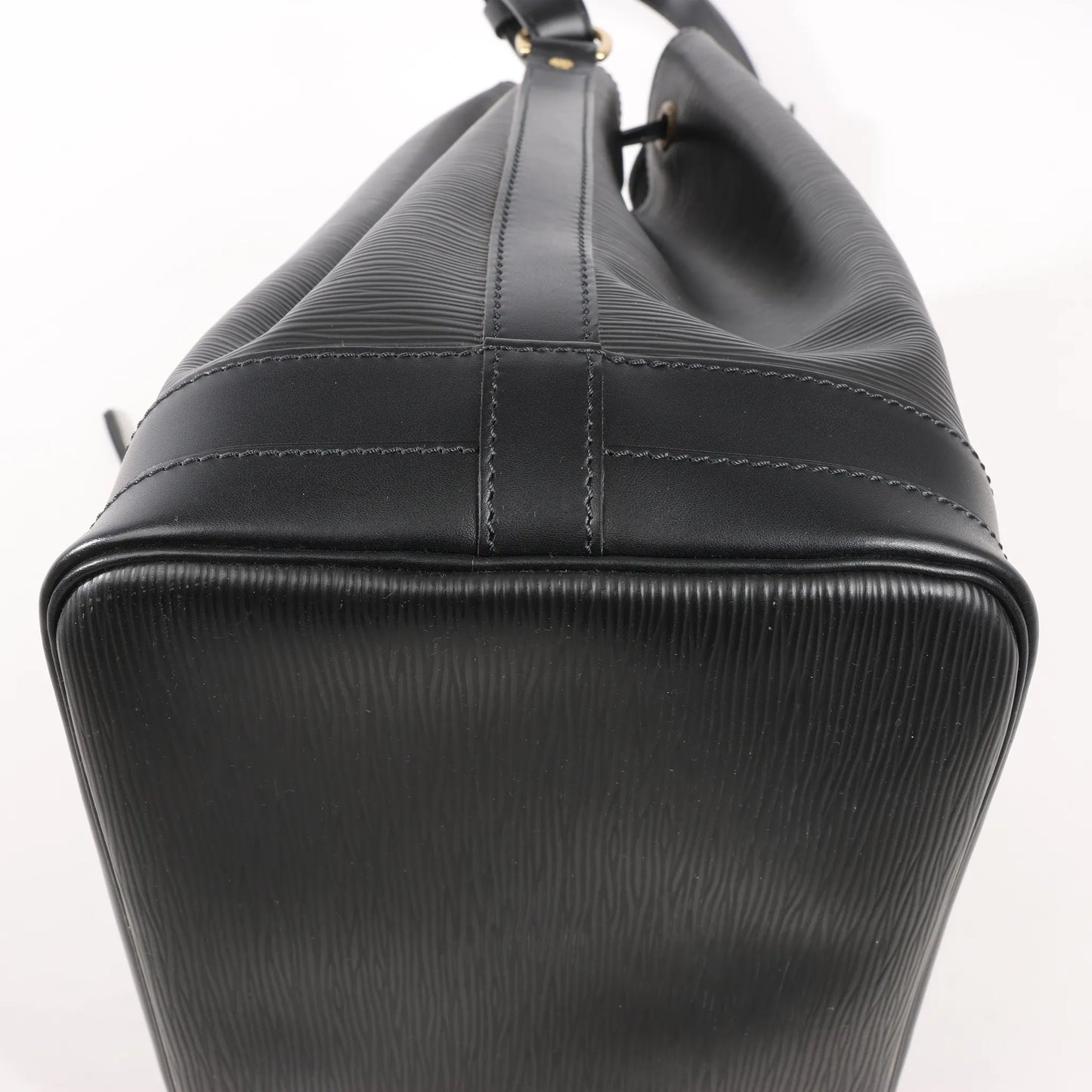 Sac bandoulière Louis Vuitton Noé en cuir Epi noir M59002