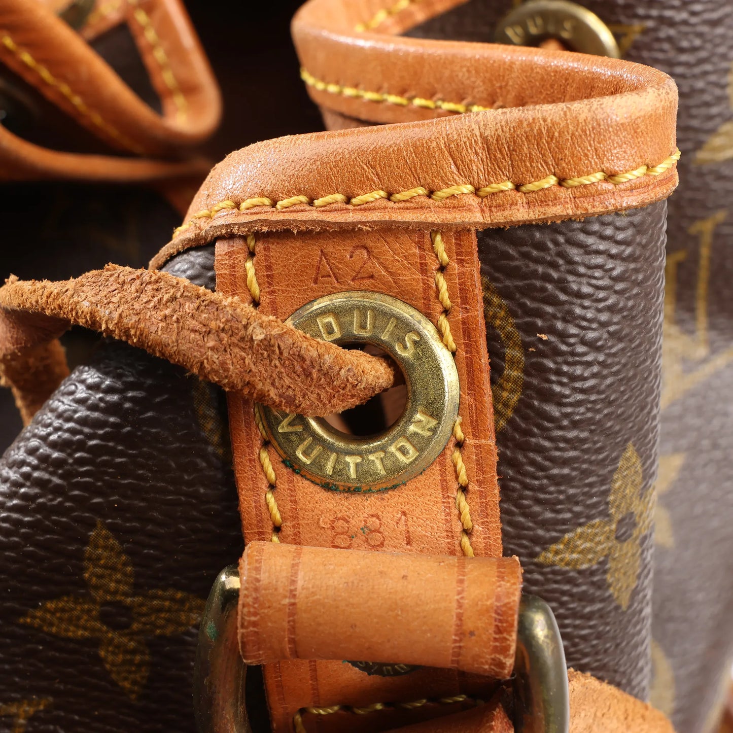 Louis Vuitton Monogram Canvas Noe Shoulder Bag in Brown M42224