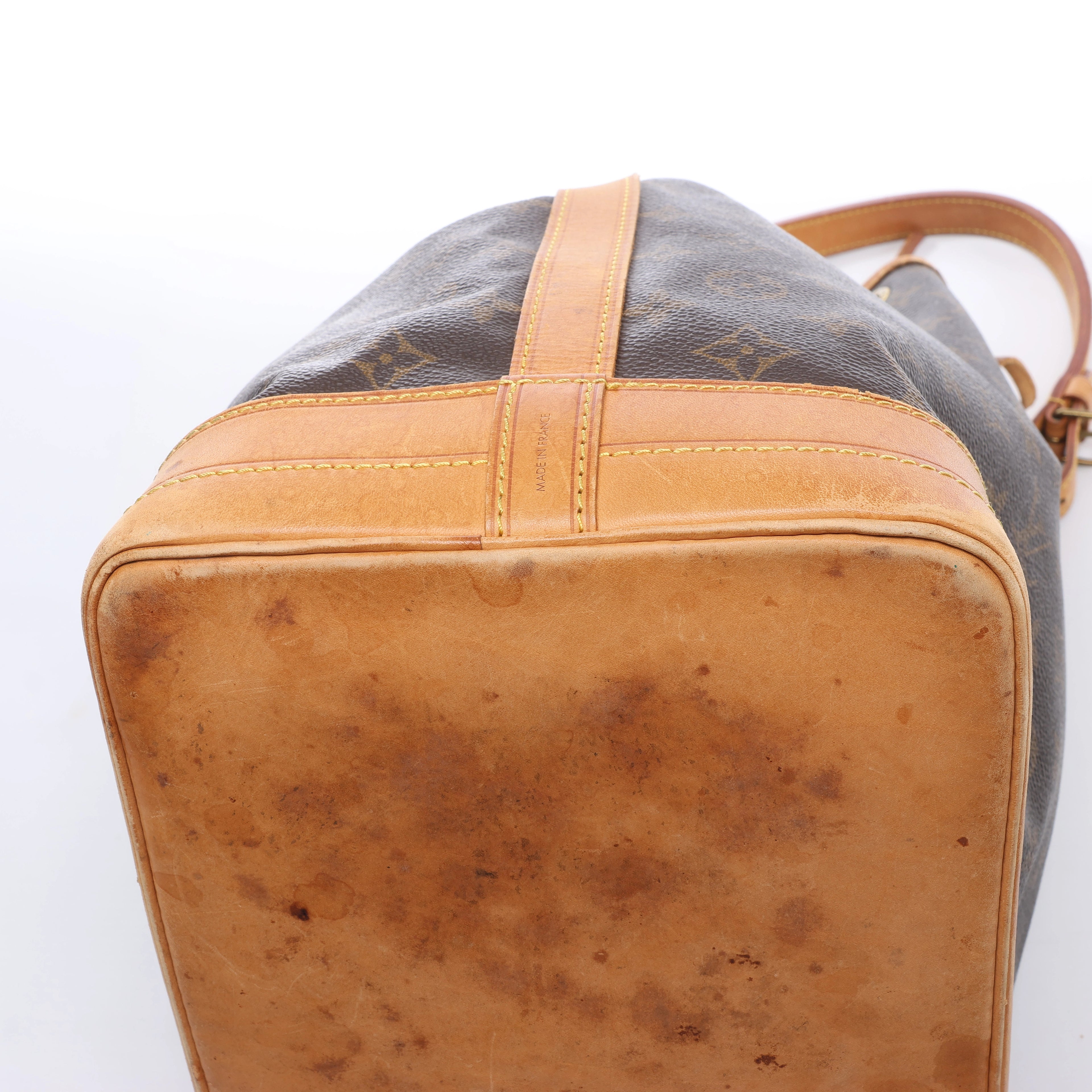 Louis Vuitton Noe Monogram Canvas Shoulder Bag in Brown M42224