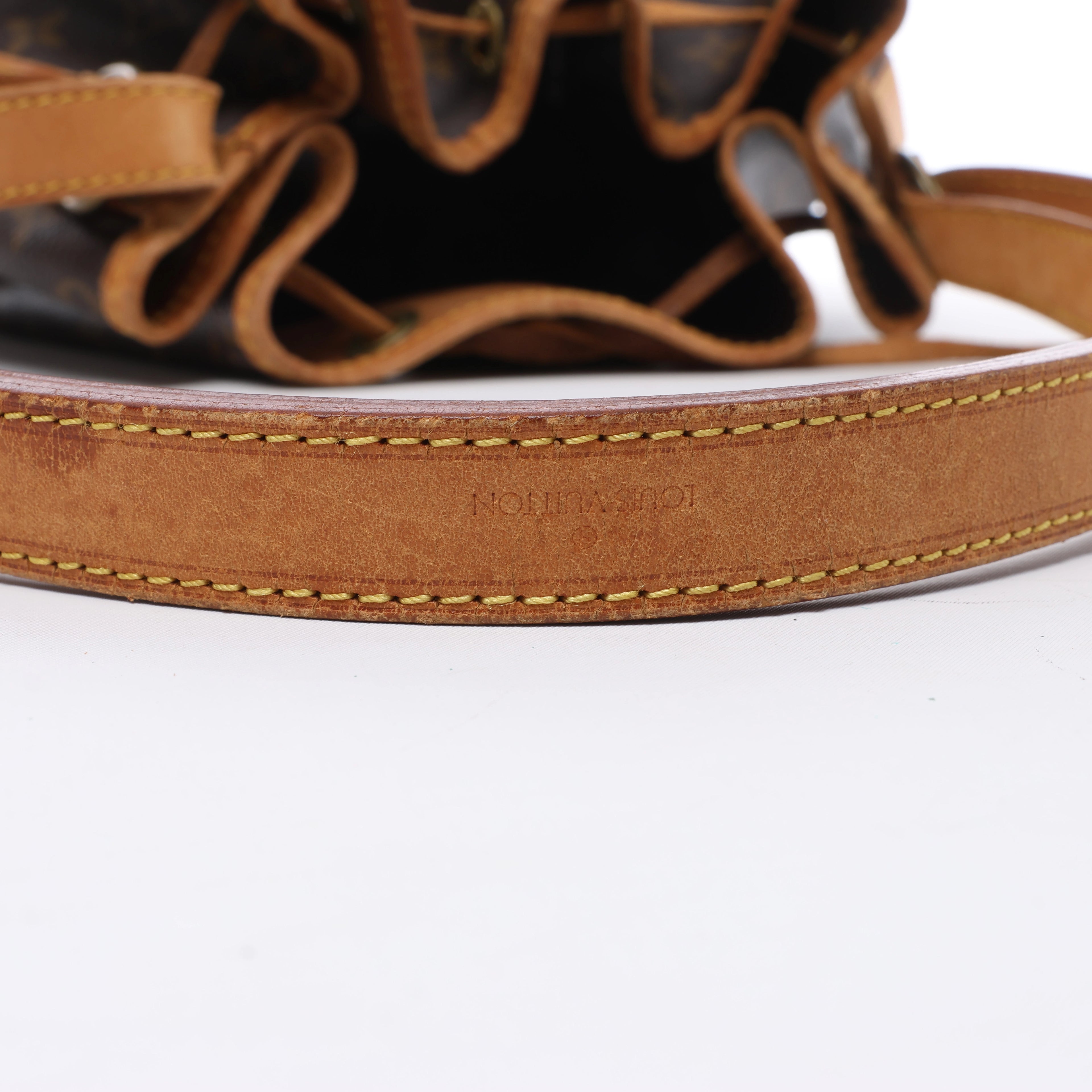 Louis Vuitton Noe Monogram Canvas Shoulder Bag in Brown M42224
