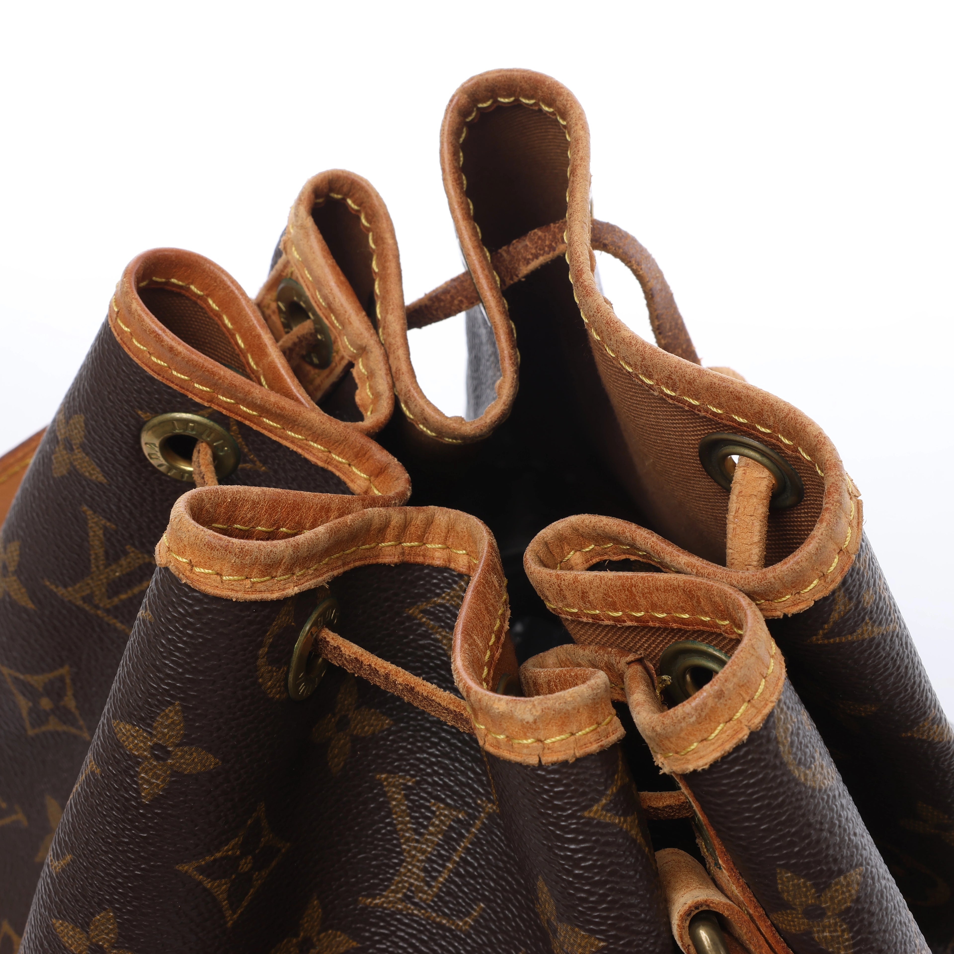 Louis Vuitton Noe Monogram Canvas Shoulder Bag in Brown M42224