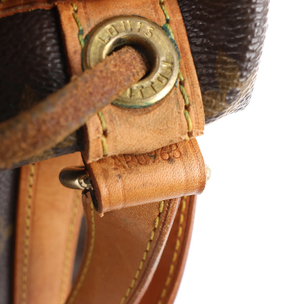 Louis Vuitton Noe Monogram Canvas Shoulder Bag in Brown M42224