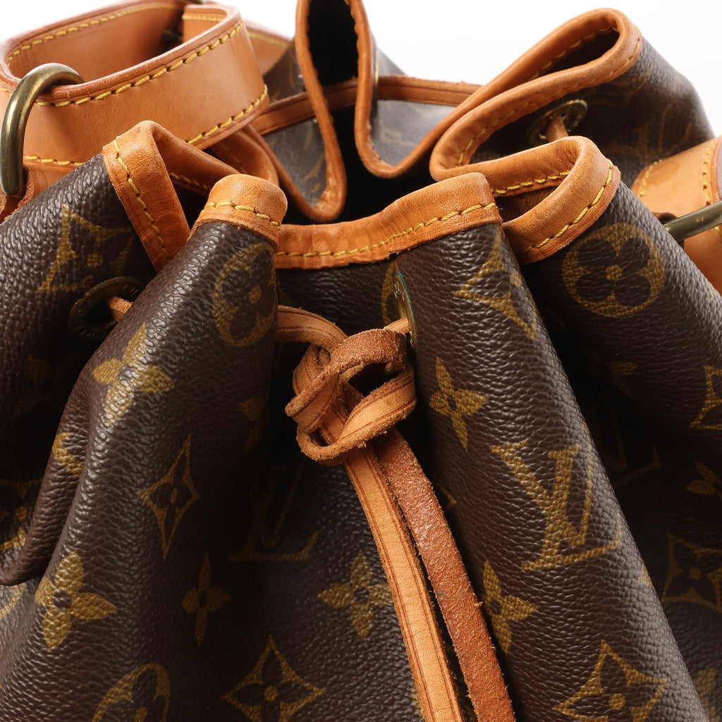 Louis Vuitton Noe Monogram Canvas Shoulder Bag in Brown M42224