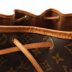Louis Vuitton Noe Monogram Canvas Shoulder Bag in Brown M42224