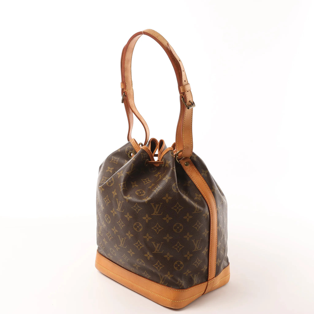 Louis Vuitton Noe Monogram Canvas Shoulder Bag in Brown M42224