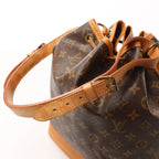Louis Vuitton Noe Monogram Canvas Shoulder Bag in Brown M42224
