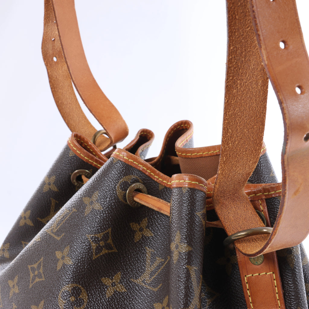 Louis Vuitton Noe Monogram Canvas Shoulder Bag in Brown M42224