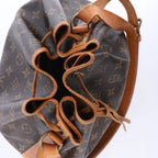 Louis Vuitton Noe Monogram Canvas Shoulder Bag in Brown M42224