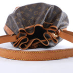 Louis Vuitton Noe Monogram Canvas Shoulder Bag in Brown M42224
