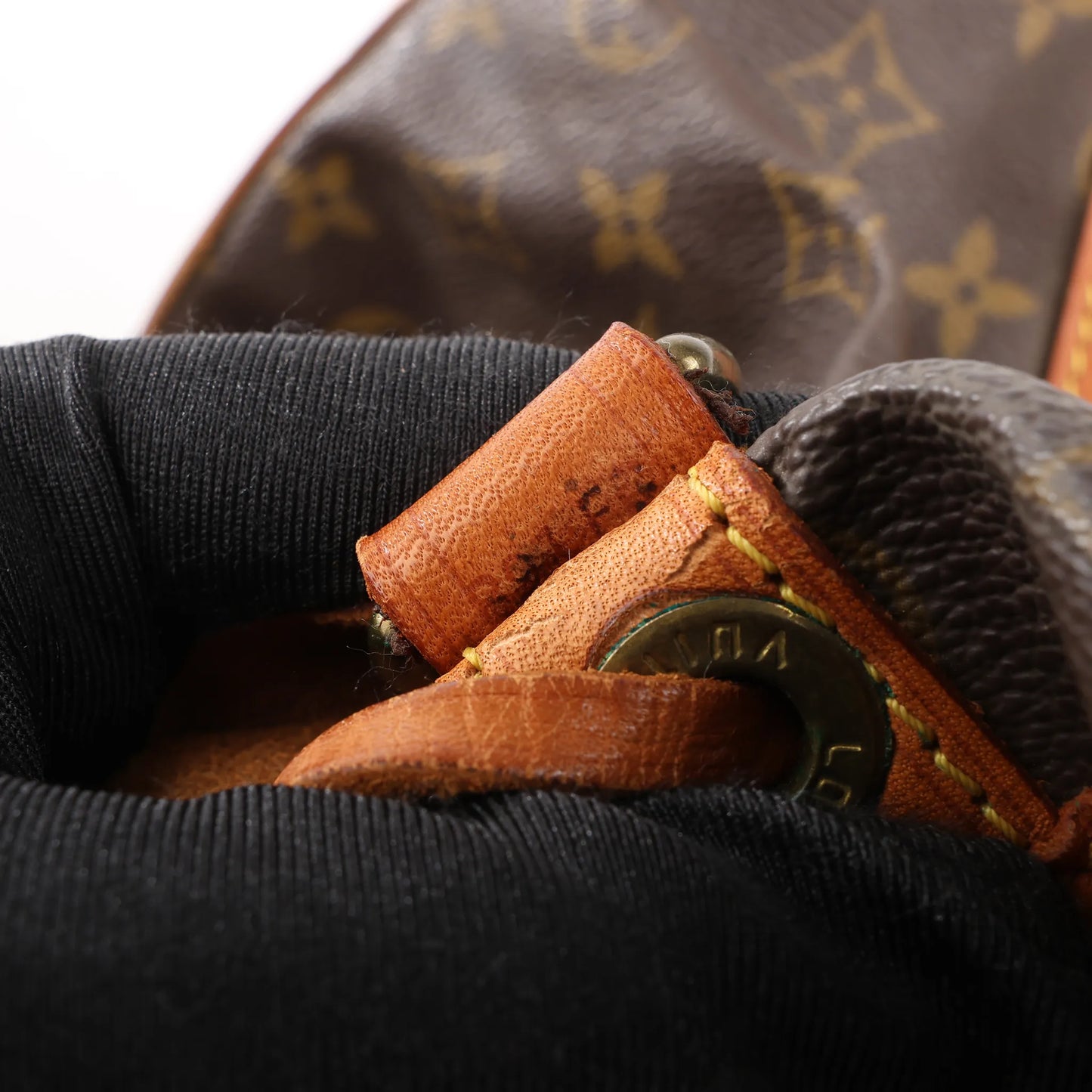 Louis Vuitton Noe Monogram Canvas Shoulder Bag in Brown M42224