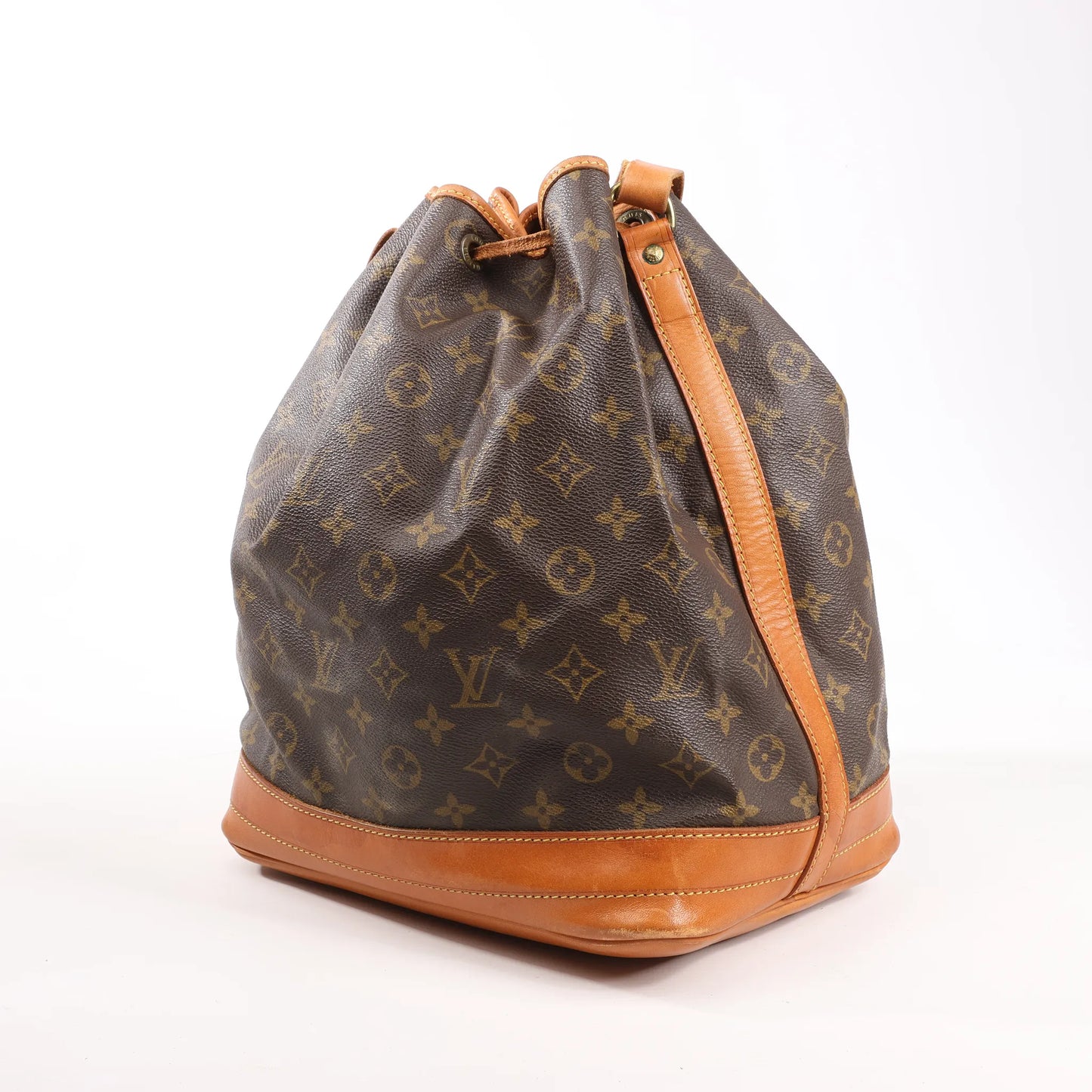 Louis Vuitton Noe Monogram Canvas Shoulder Bag in Brown M42224