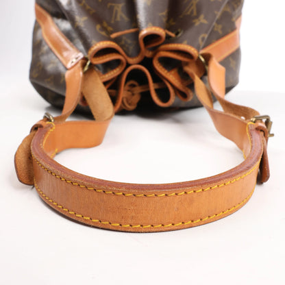 Louis Vuitton Noe Monogram Canvas Shoulder Bag in Brown M42224