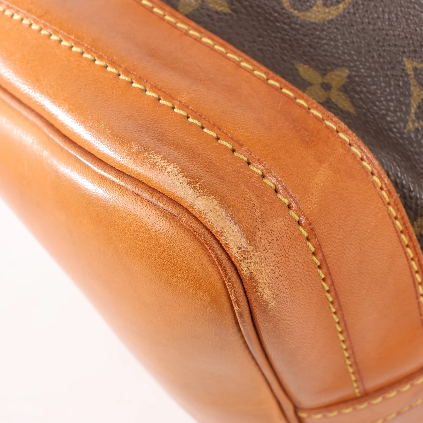 Louis Vuitton Noe Monogram Canvas Shoulder Bag in Brown M42224