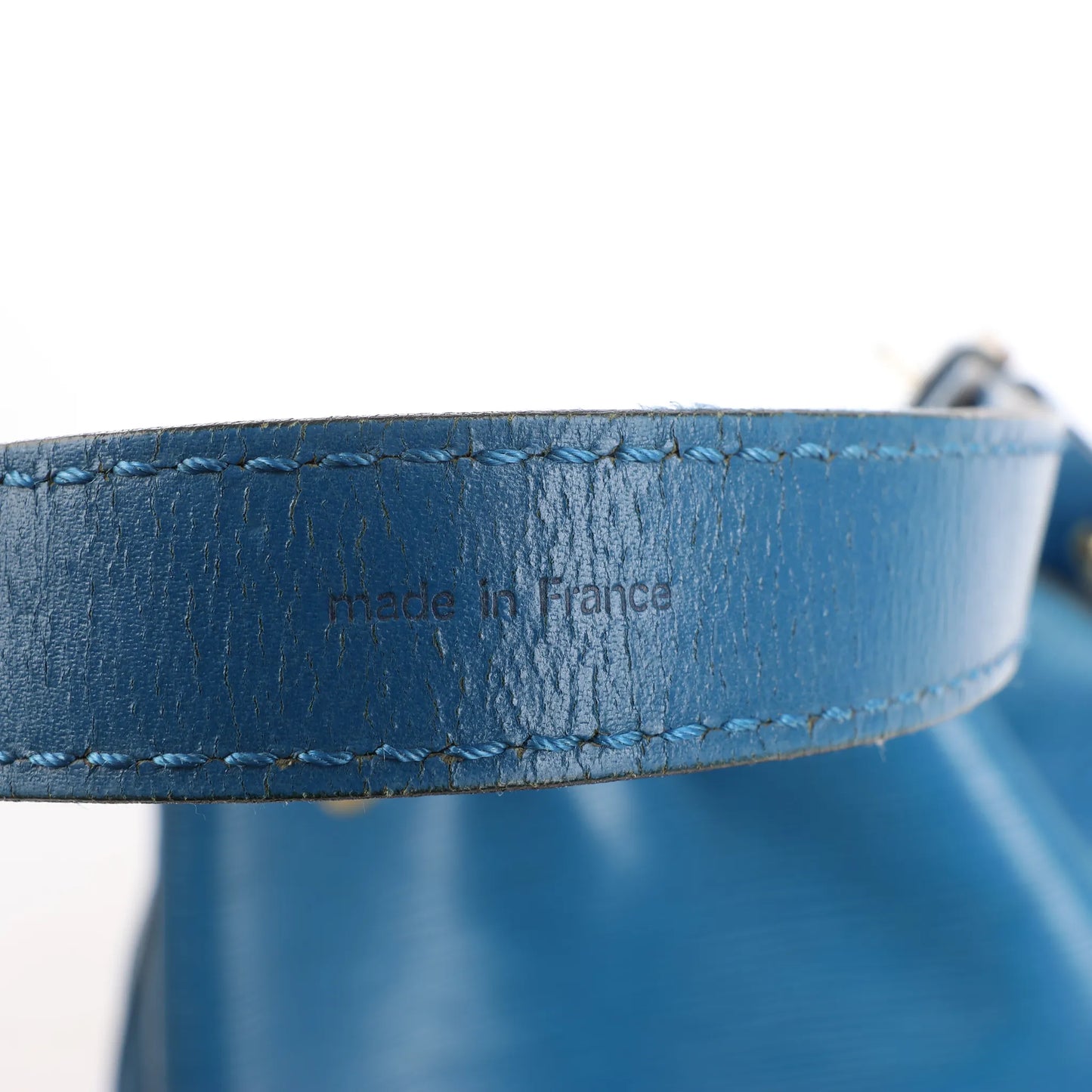 Louis Vuitton Noe Epi Leather Shoulder Bag in Blue