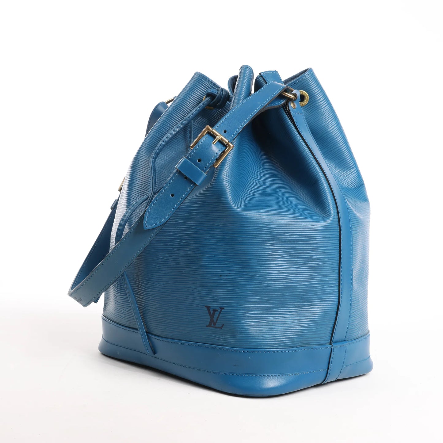 Louis Vuitton Noe Epi Leather Shoulder Bag in Blue