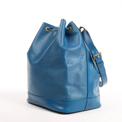 Louis Vuitton Noe Epi Leather Shoulder Bag in Blue