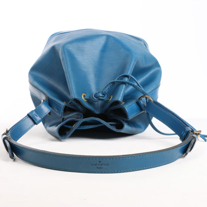 Louis Vuitton Noe Epi Leather Shoulder Bag in Blue