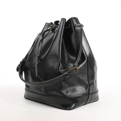Louis Vuitton Noe Epi Leather Shoulder Bag in Black M59002