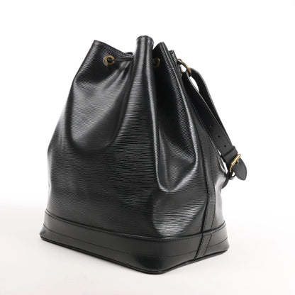 Louis Vuitton Noe Epi Leather Shoulder Bag in Black M59002