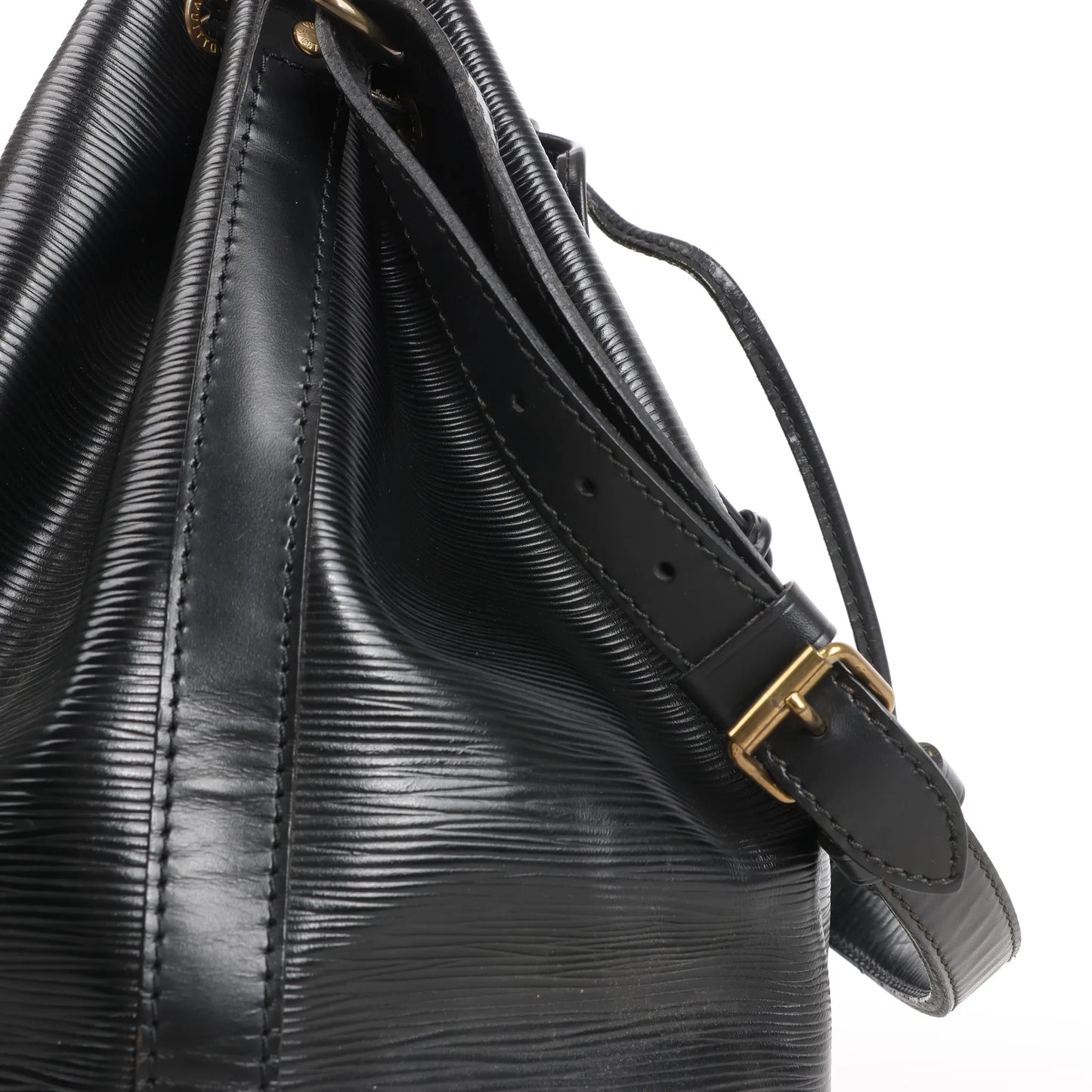 Louis Vuitton Noe Epi Leather Shoulder Bag in Black M59002