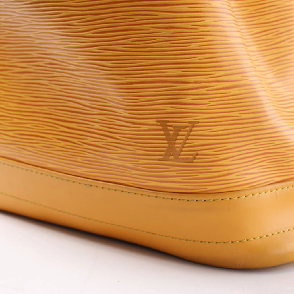 Louis Vuitton Noe Epi Leather Shoulder Bag in Yellow