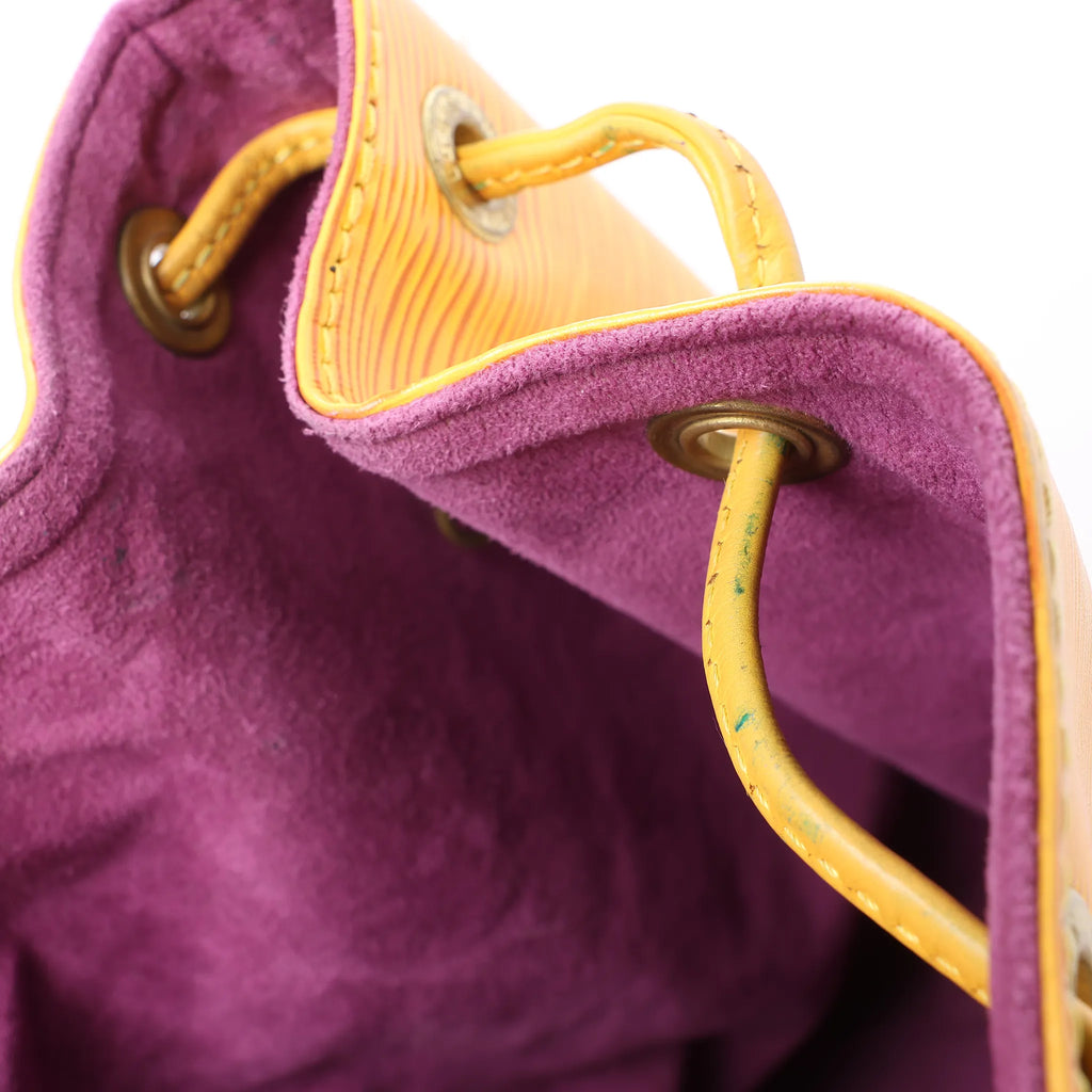 Louis Vuitton Noe Epi Leather Shoulder Bag in Yellow