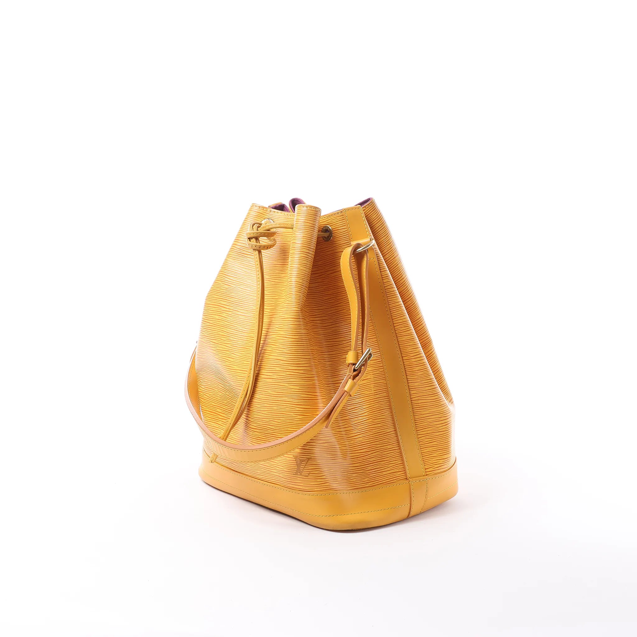 Louis Vuitton Noe Epi Leather Shoulder Bag in Yellow
