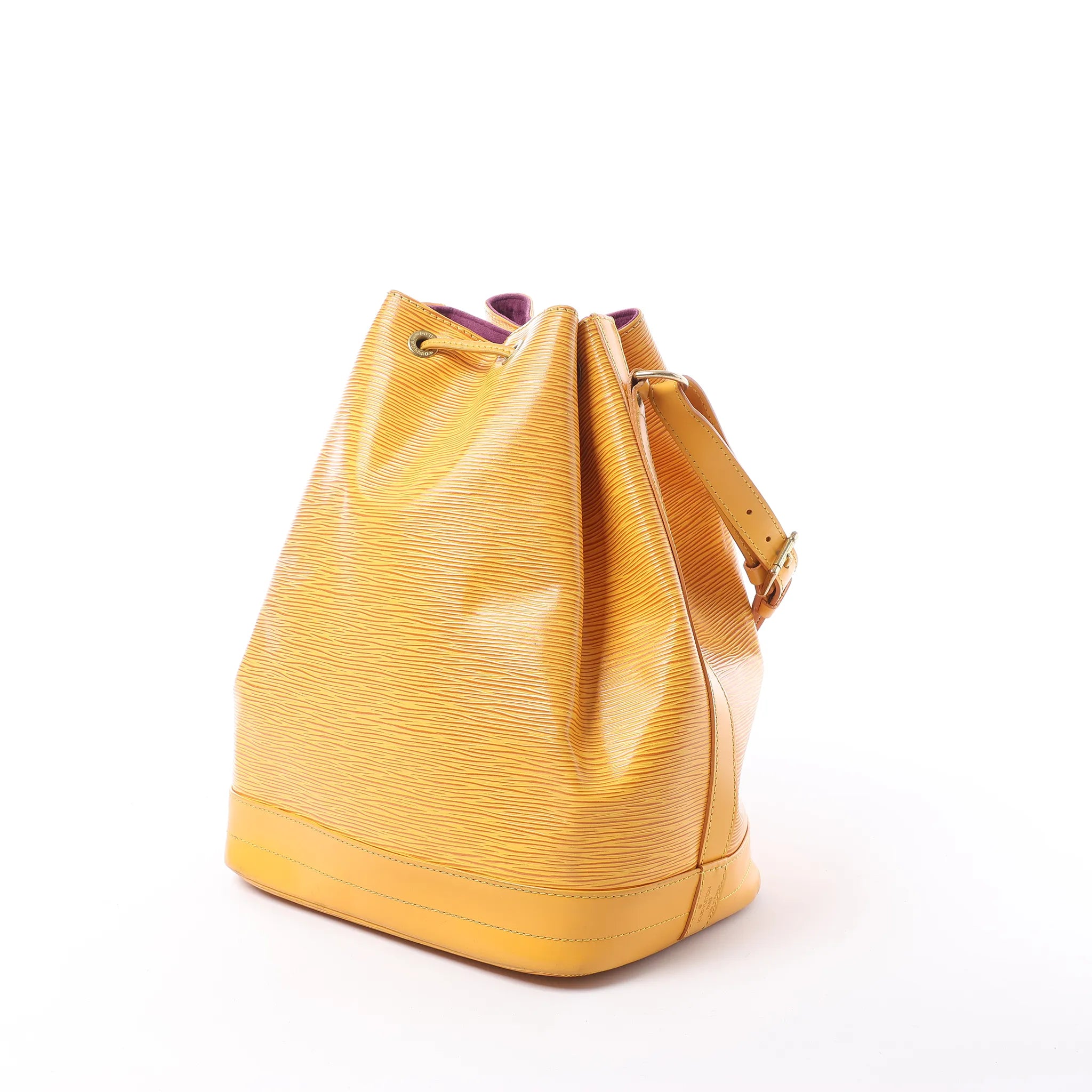 Louis Vuitton Noe Epi Leather Shoulder Bag in Yellow