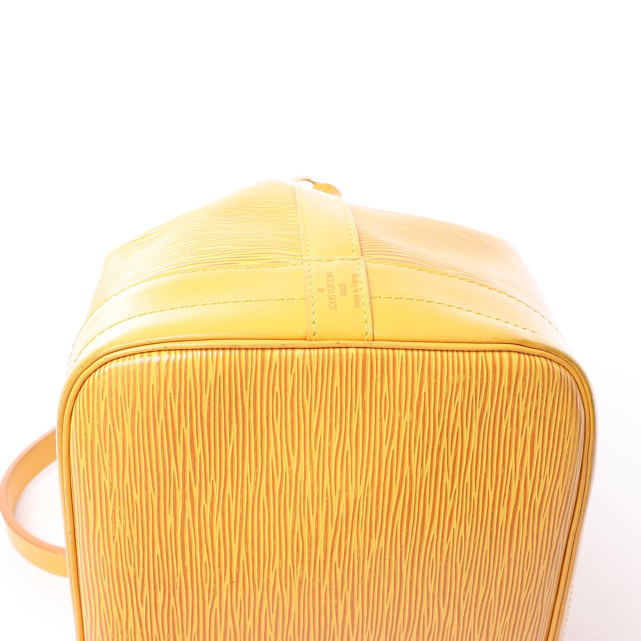 Louis Vuitton Noe Epi Leather Shoulder Bag in Yellow