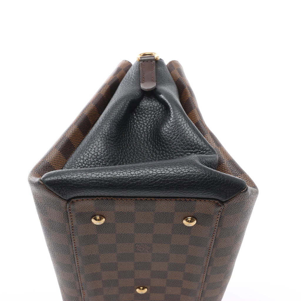 Louis Vuitton Normandy Damier Ebene Handbag in Brown x Black N41487