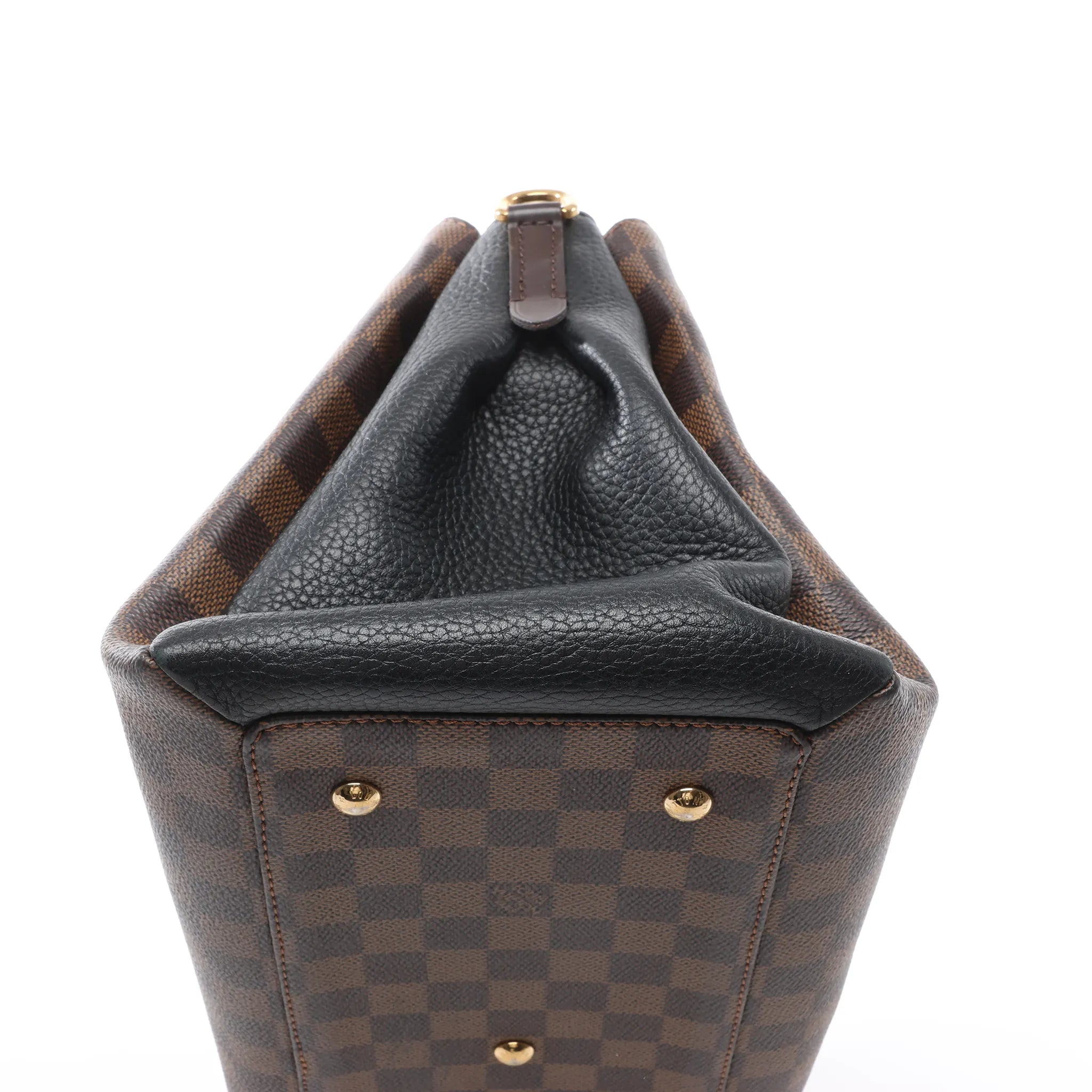 Louis Vuitton Normandy Damier Ebene Handbag in Brown x Black N41487