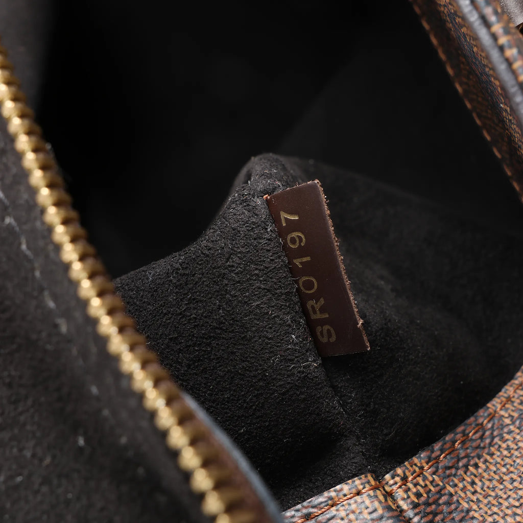 Louis Vuitton Normandy Damier Ebene Handbag in Brown x Black N41487