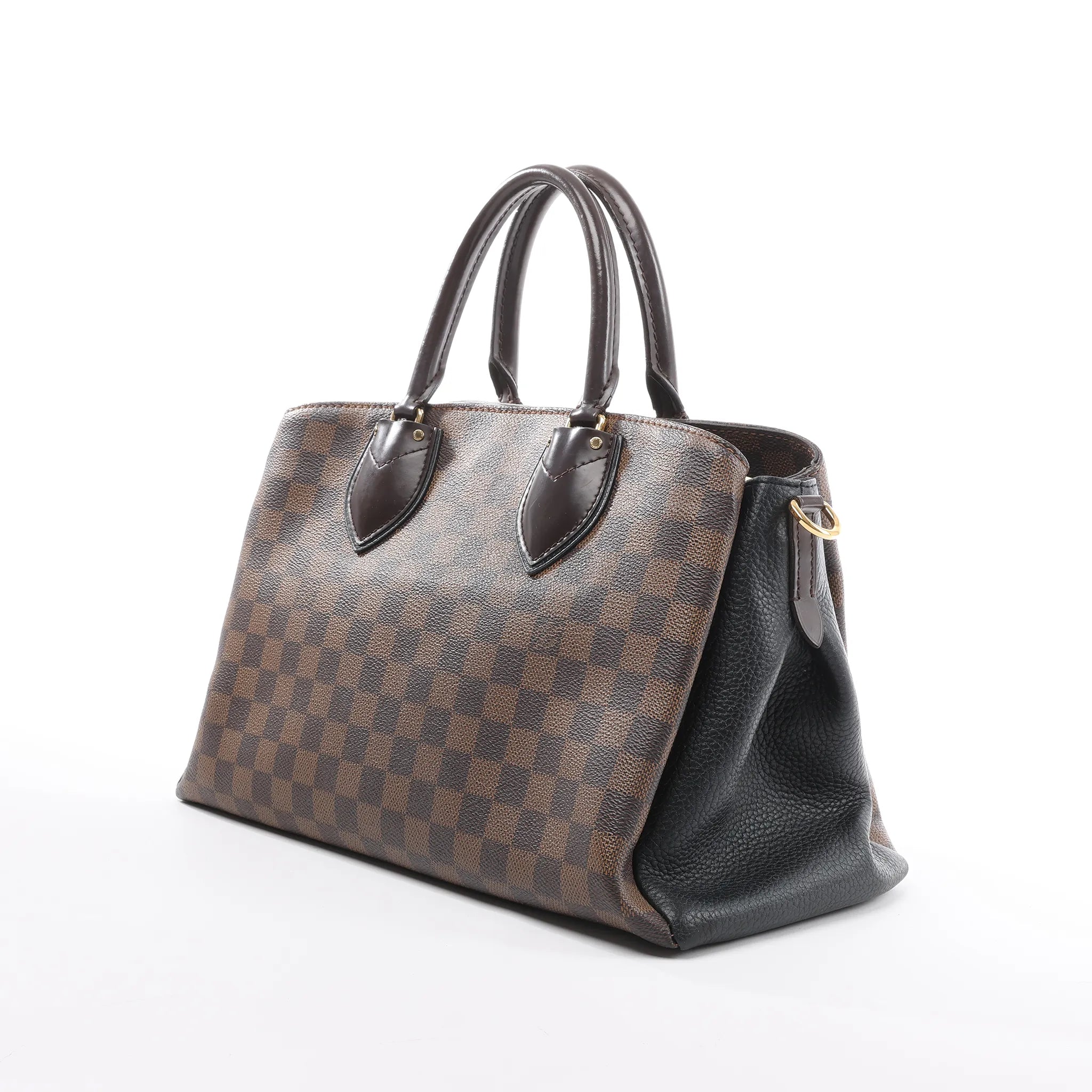 Louis Vuitton Normandy Damier Ebene Handbag in Brown x Black N41487