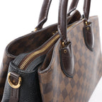 Louis Vuitton Normandy Damier Ebene Handbag in Brown x Black N41487