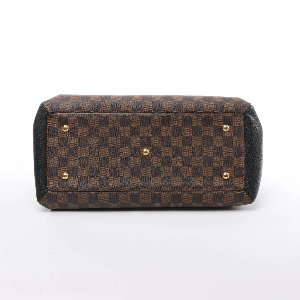 Louis Vuitton Normandy Damier Ebene Handbag in Brown x Black N41487