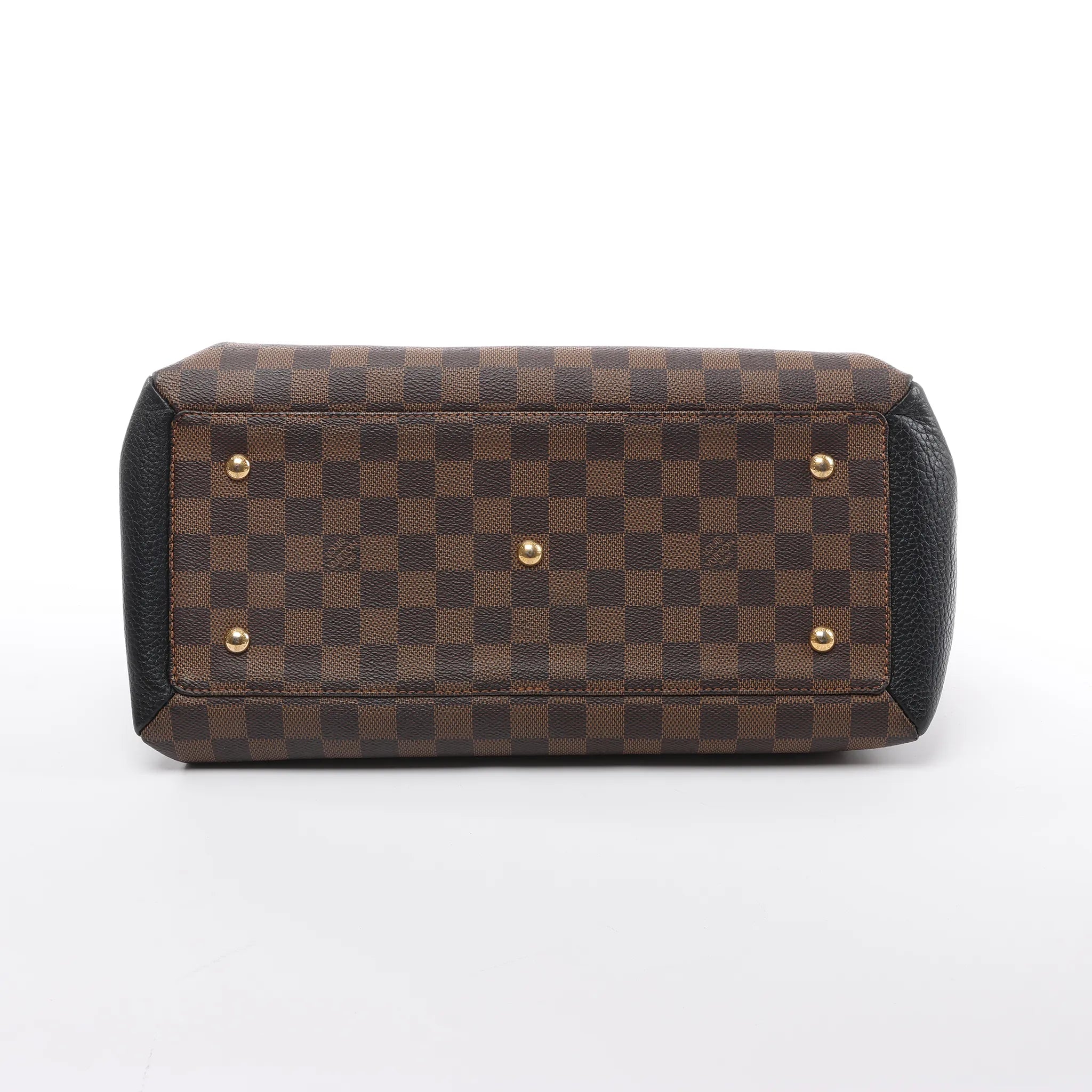 Louis Vuitton Normandy Damier Ebene Handbag in Brown x Black N41487