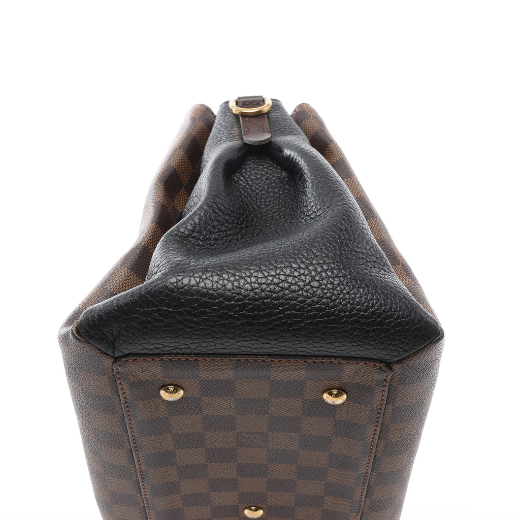Louis Vuitton Normandy Damier Ebene Handbag in Brown x Black N41487