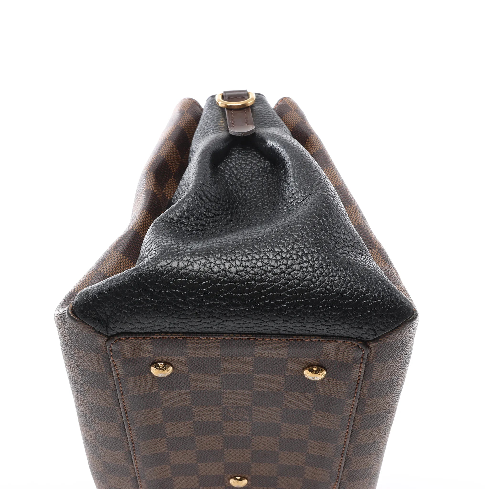 Louis Vuitton Normandy Damier Ebene Handbag in Brown x Black N41487