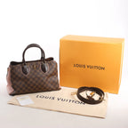 Louis Vuitton Normandy Damier Ebene 2Way Handbag in Brown x Pink N41488