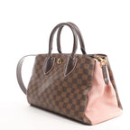 Louis Vuitton Normandy Damier Ebene 2Way Handbag in Brown x Pink N41488
