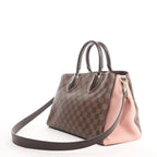 Louis Vuitton Normandy Damier Ebene 2Way Handbag in Brown x Pink N41488