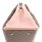 Louis Vuitton Normandy Damier Ebene 2Way Handbag in Brown x Pink N41488