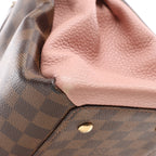 Louis Vuitton Normandy Damier Ebene 2Way Handbag in Brown x Pink N41488